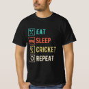 Search for eat sleep cricket tshirts Cricketer