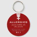 Search for medical information key rings Allergies
