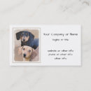 Search for dachshund dog business cards Doxie