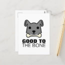 Search for dog bones postcards Puppy