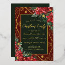 Search for snowflakes frame invitations Red