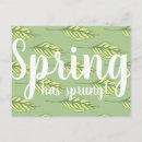 Search for spring leaves postcards Nature
