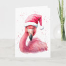 Search for funny flamingo christmas cards Xmas