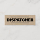 Search for dispatcher business cards Transportation