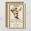 Search for baseball 2nd birthday invitations Slugger