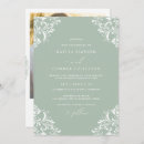 Search for light green wedding invitations Elegant