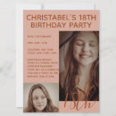 Search for happy 18th birthday invitations Typography