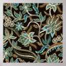Search for japanese floral pattern art Black