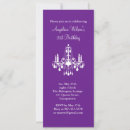 Search for chandelier birthday invitations Party