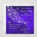 Search for royal blue christmas invitations Snowflake