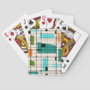 Search for vintage style playing cards Geometric pattern