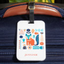 Search for fox luggage tags Floral