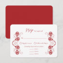 Search for red rose wedding rsvp cards Gothic