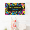 Search for neon birthday banners Colourful