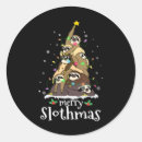 Search for funny sloth stickers Merry xmas