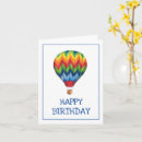 Search for hot air balloon birthday cards Colourful