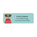 Search for boxer return address labels Puppy