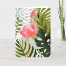 Search for flamingo cards Tropical