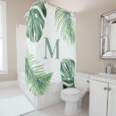 Search for tropical shower curtains Leaves