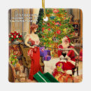 Search for victorian santa claus christmas tree decorations Retro