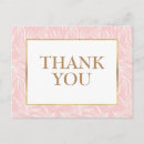 Search for leaf note postcards Elegant thank you