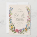 Search for floral baby shower invitations Garden