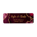 Search for faux gold return address labels Stylish trendy