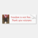 Search for freedom is not free bumper stickers Support