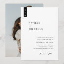Search for monogram photo invitations Calligraphy script