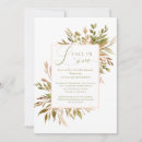 Search for fall in love bridal shower invitations Greenery