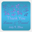 Search for purple and teal wedding stickers Floral