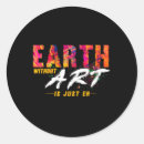 Search for earth without art stickers Green movement
