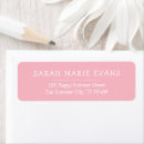 Search for stylish return address labels Minimalist