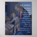 Search for hail mary prayer posters Ave maria