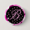 Search for monogrammed diamonds badges Black