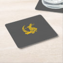 Search for chinese new year coasters Red and gold