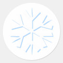 Search for snowflakes stickers White