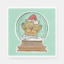 Search for funny christmas napkins Illustration