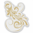 Search for transparent gold stickers Elegant