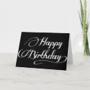 Search for black and white birthday cards Simple