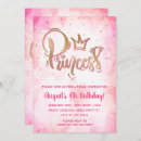 Search for pretty birthday invitations Pink and gold