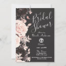Search for dark bridal shower invitations Chic