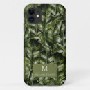 Search for green palm leaves iphone cases Floral