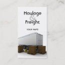 Search for freight business cards Trucking