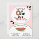 Search for red watermelon invitations Red and green