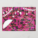 Search for pink camo baby shower invitations Army