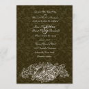 Search for brown damask invitations Chocolate