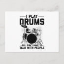 Search for drumming stuff postcards Drummer