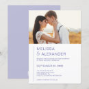 Search for periwinkle and purple wedding invitations Couple