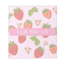 Search for strawberry notepads Pink